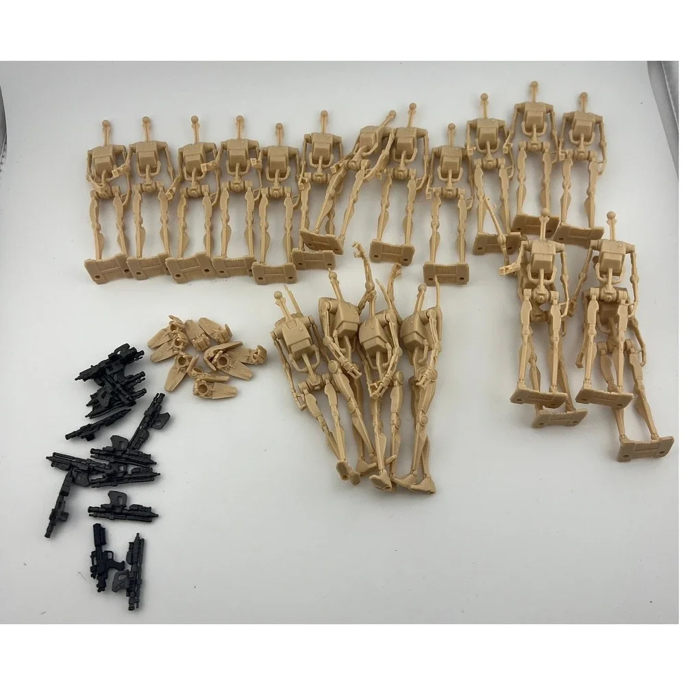 Star Wars Battle Droid Army Builder Lot 20 Hasbro 2002 Figures Parts Guns